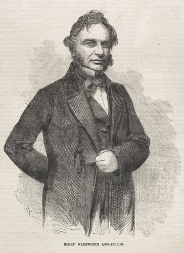 Henry Wadsworth Longfellow by Winslow Homer, print, 1858