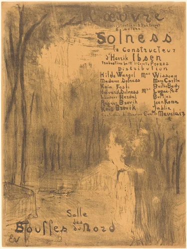 Solness le constructeur by Edouard Vuillard, print, 1894