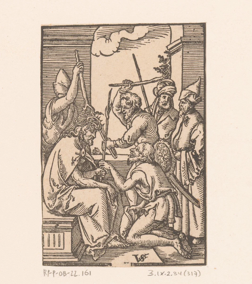 Doornenkroning by Unknown, print, 1552