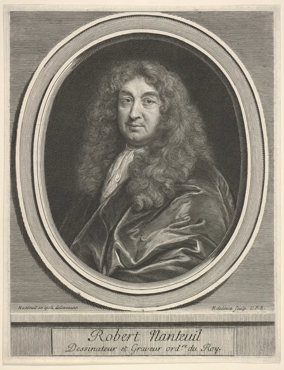 Robert Nanteuil by Gérard Edelinck, print, 1690-1705