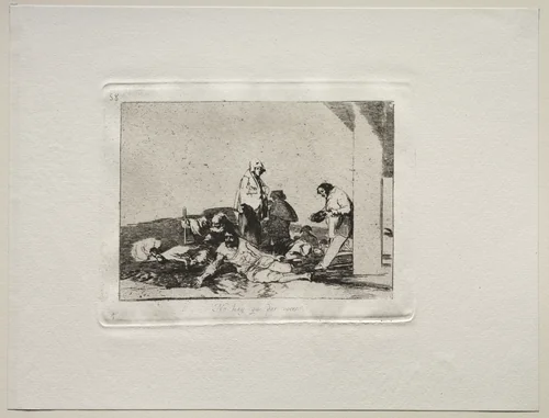 The Horrors of War: It's No Use Crying Out by Francisco de Goya, print, 1810-1820
