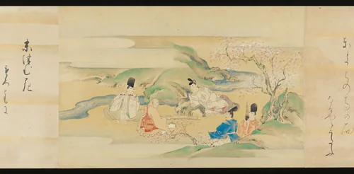 The Tale of Genji by Kaihō Yūsetsu, painting, 1600-1699