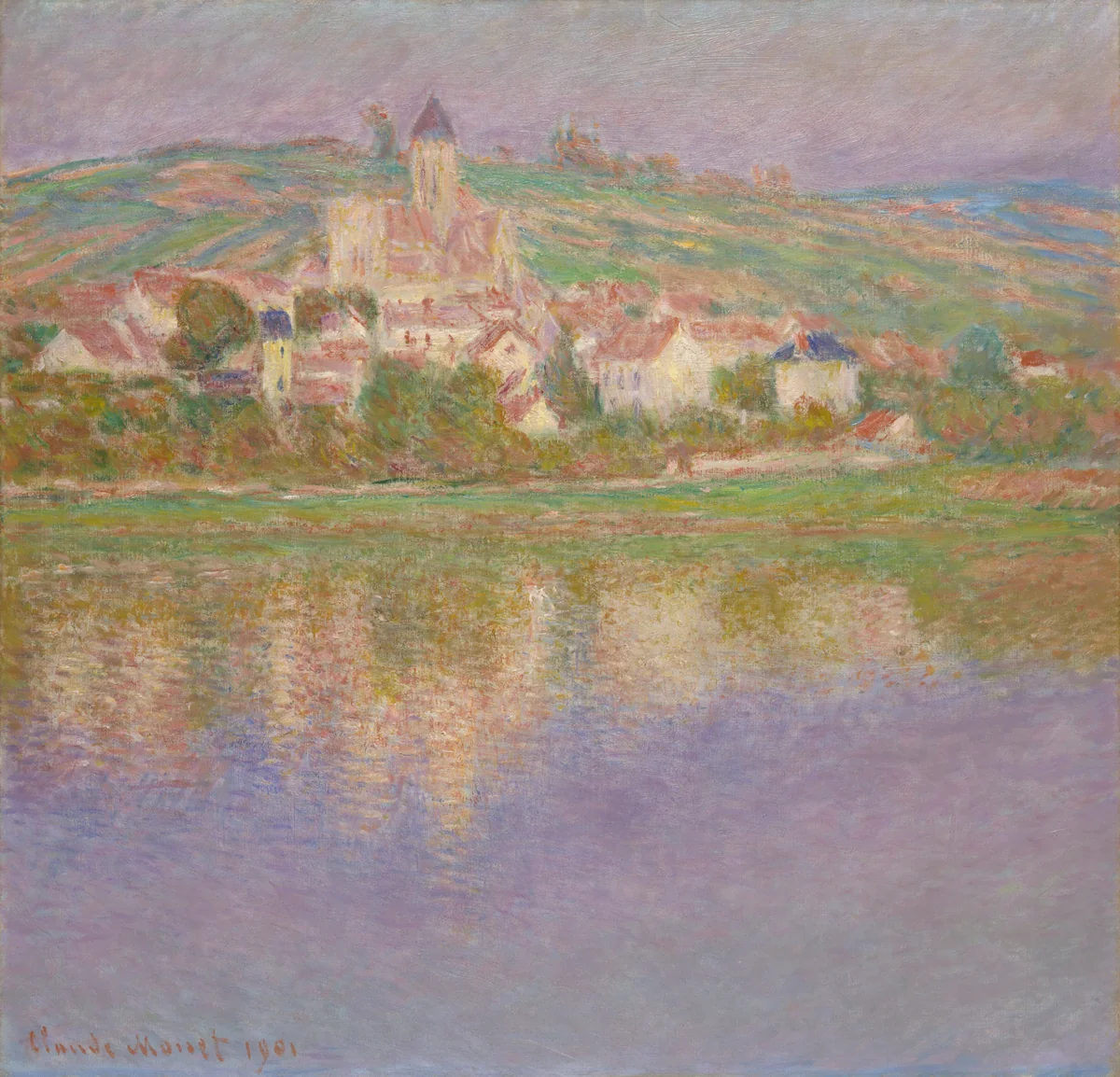 Vétheuil by Claude Monet, painting, 1901