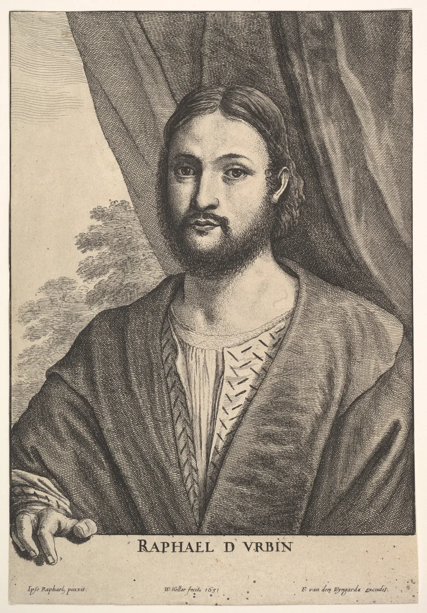 Raphael by Wenceslaus Hollar, print, 1651