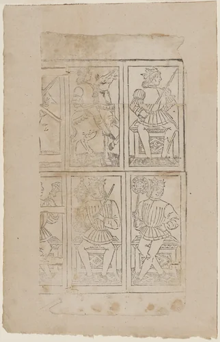 Playing Cards by Italian 15th Century, print, 1470