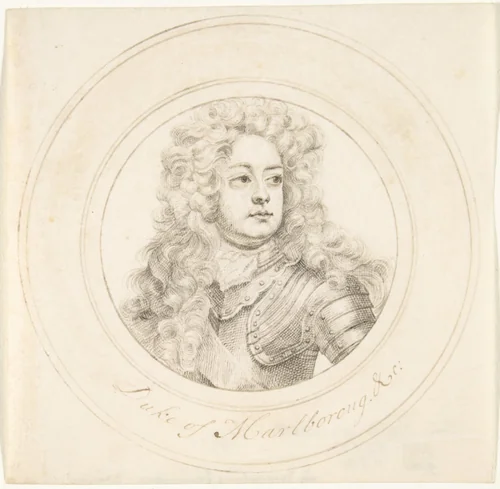 John Churchill, 1st Duke of Marlborough by John Faber, drawing, 1700-1721