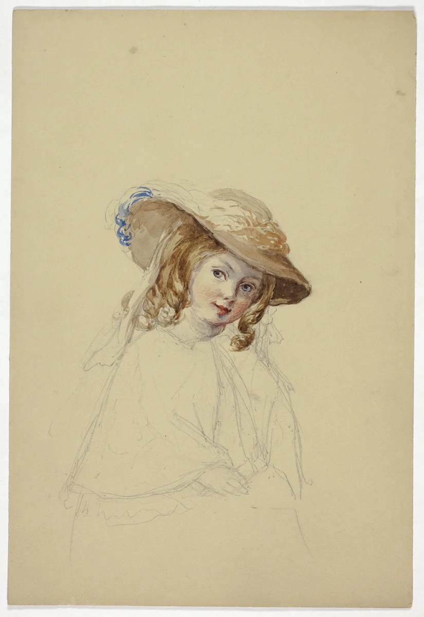 Portrait of Florence Seymour by Elizabeth Murray, painting, 1835-1882