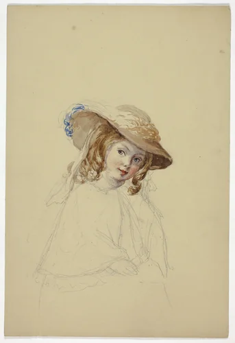 Portrait of Florence Seymour by Elizabeth Murray, painting, 1835-1882