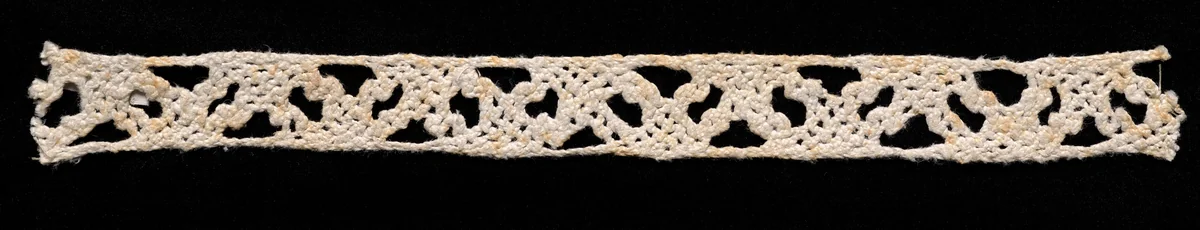 Bobbin Lace Insertion with Selvage by Unknown, textile, 1580-1599