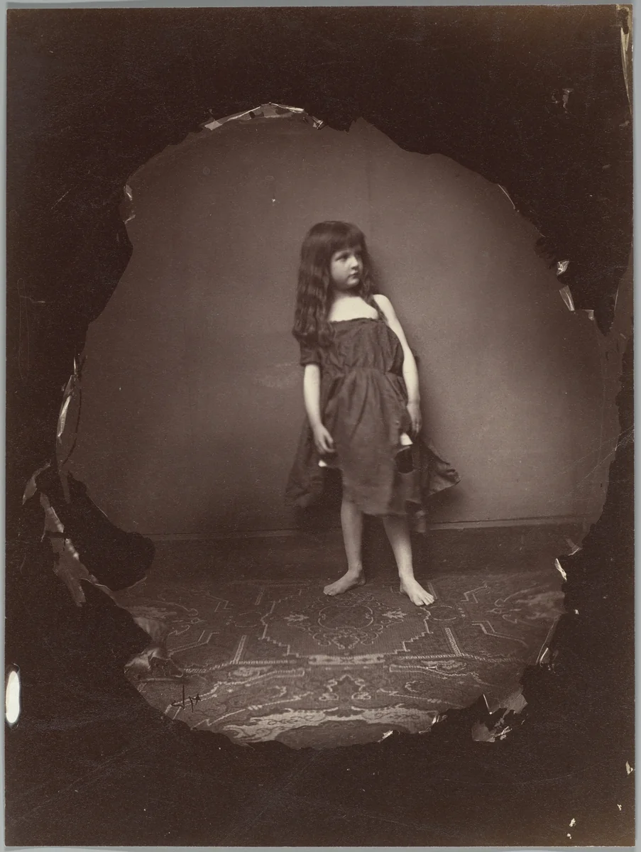"The Prettiest Doll in the World" by Lewis Carroll, photograph, 1870