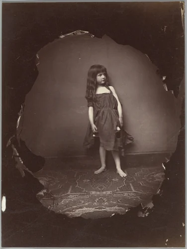 "The Prettiest Doll in the World" by Lewis Carroll, photograph, 1870