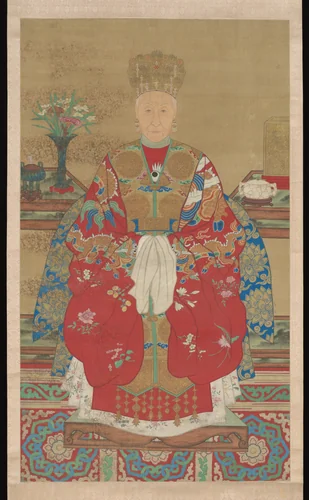 Portrait of Madame Wei Yixie by Unidentified Artist, painting, 1800-1899