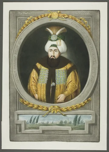 Othman Kahn III, from Portraits of the Emperors of Turkey by John Young, print, 1815