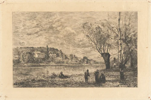 Ville d’Avray by Maxime Lalanne, print, 1876