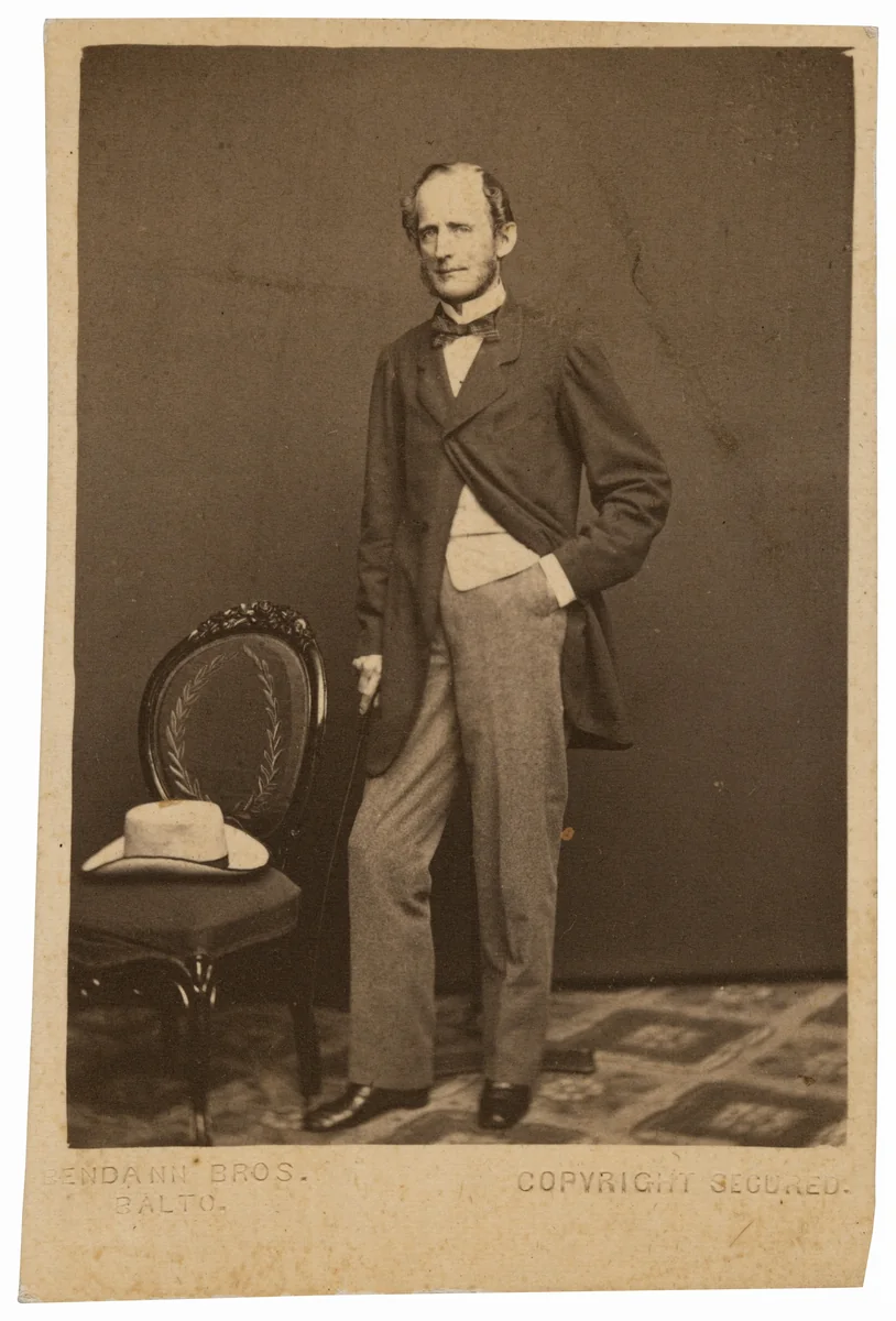 Severn Teackle Wallace by Bendann Brothers, photograph, 1861