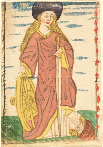 Saint Catherine of Alexandria by German 15th Century, print, 1460-1470