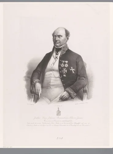 Portret van Isaäc Rammelman Elsevier by anonymous, print, 1847-1865