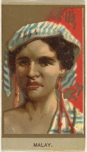 Malay, from the Races of Mankind series (T181) issued by Abdul Cigarettes by Abdul Cigarettes, print, 1881