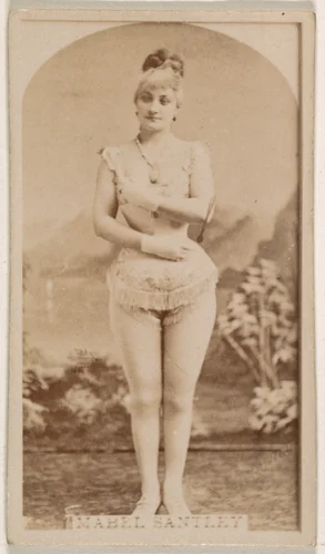 Mabel Santley, from the Actresses series (N245) issued by Kinney Brothers to promote Sweet Caporal Cigarettes by Kinney Brothers Tobacco Company, photograph, 1890