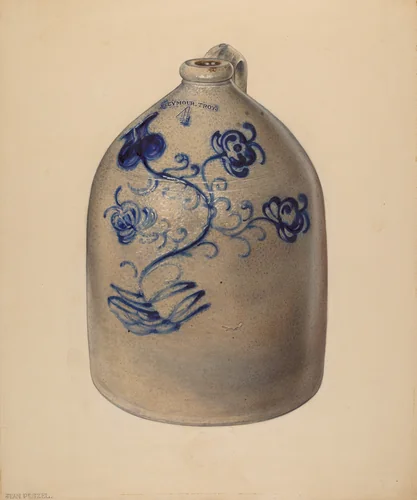 Jug by Jean Peszel, index of american design, 1937