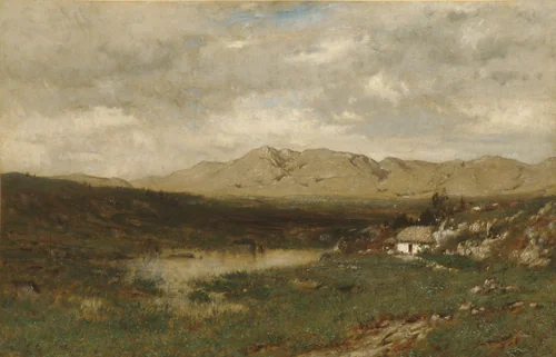 View in County Kerry by Alexander H. Wyant, artwork, 1872-1875
