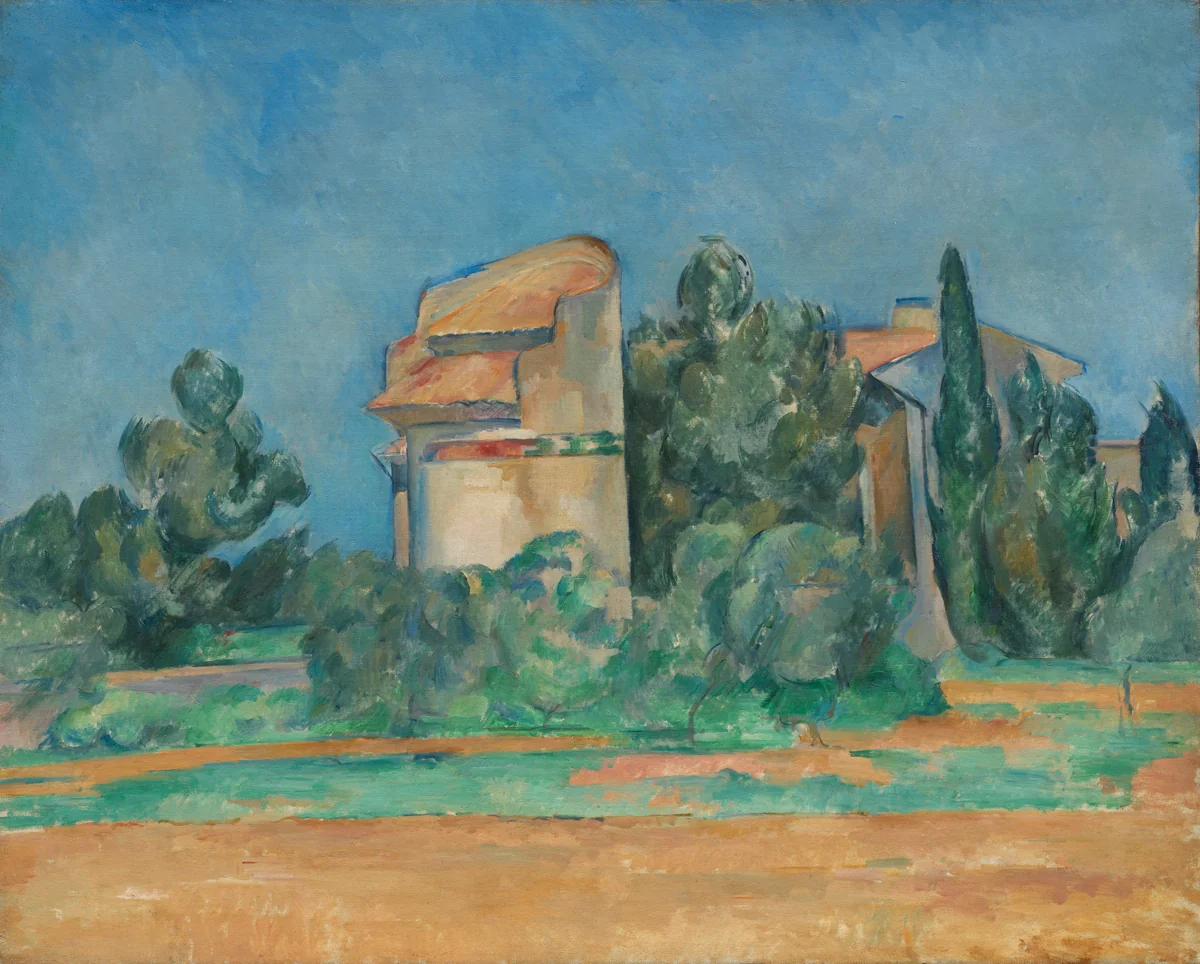 The Pigeon Tower at Bellevue by Paul Cezanne, painting, 1890