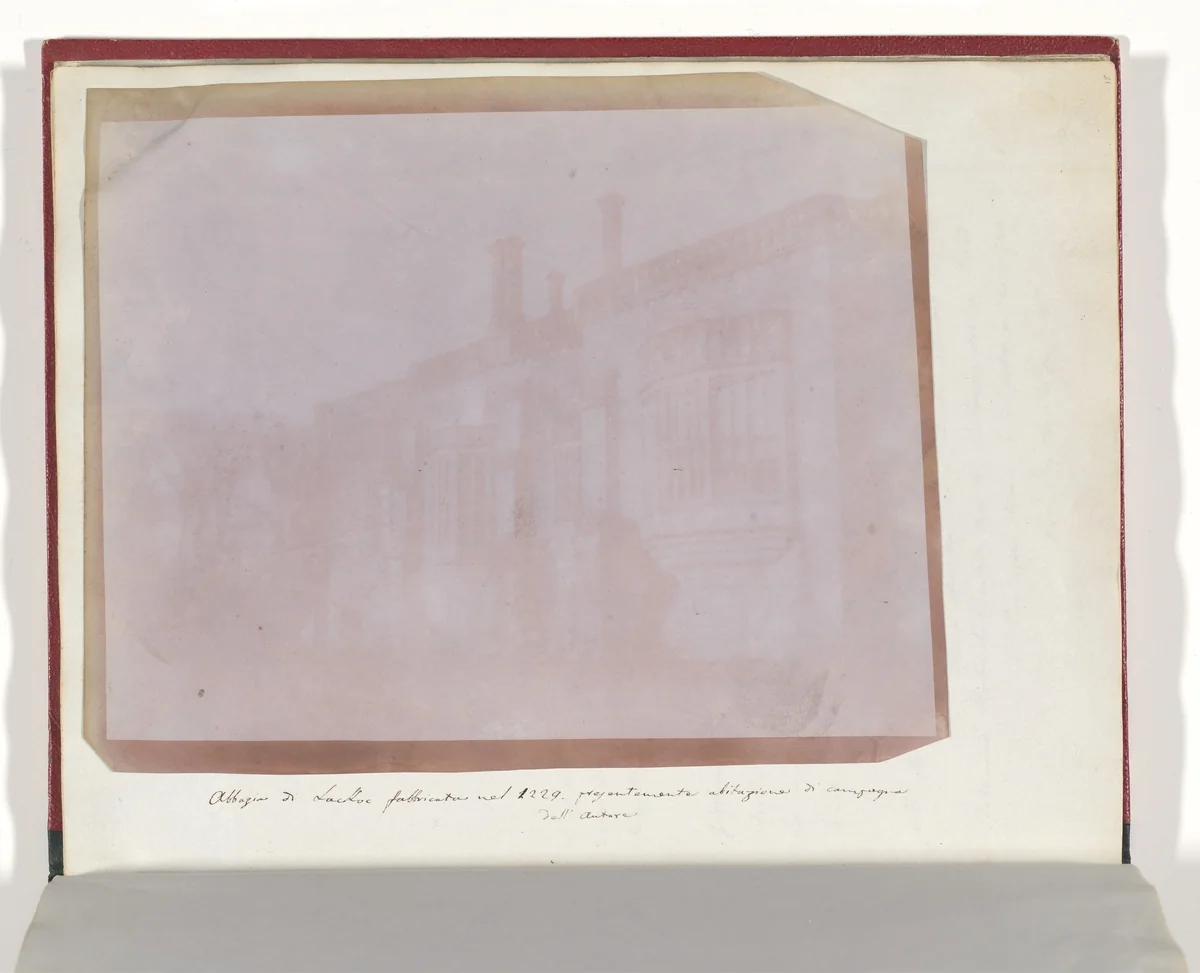 Lacock Abbey by William Henry Fox Talbot, photograph, 1839-1840