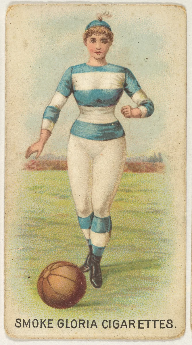From the series "Sports Girls" (C190), issued by the American Cigarette Company, Ltd., Montreal, to promote Gloria Cigarettes by American Cigarette Company, Ltd., print, 1885-1895