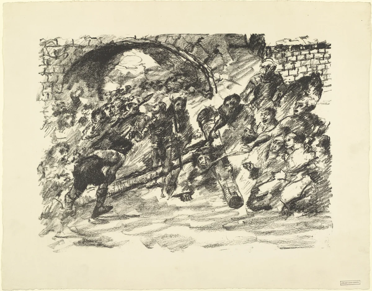The Bearing of the Cross (Kreuztragung) by Lovis Corinth, print, 1923