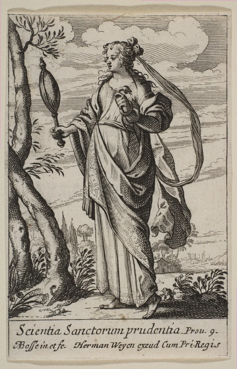 Prudence by Abraham Bosse, print, 1636