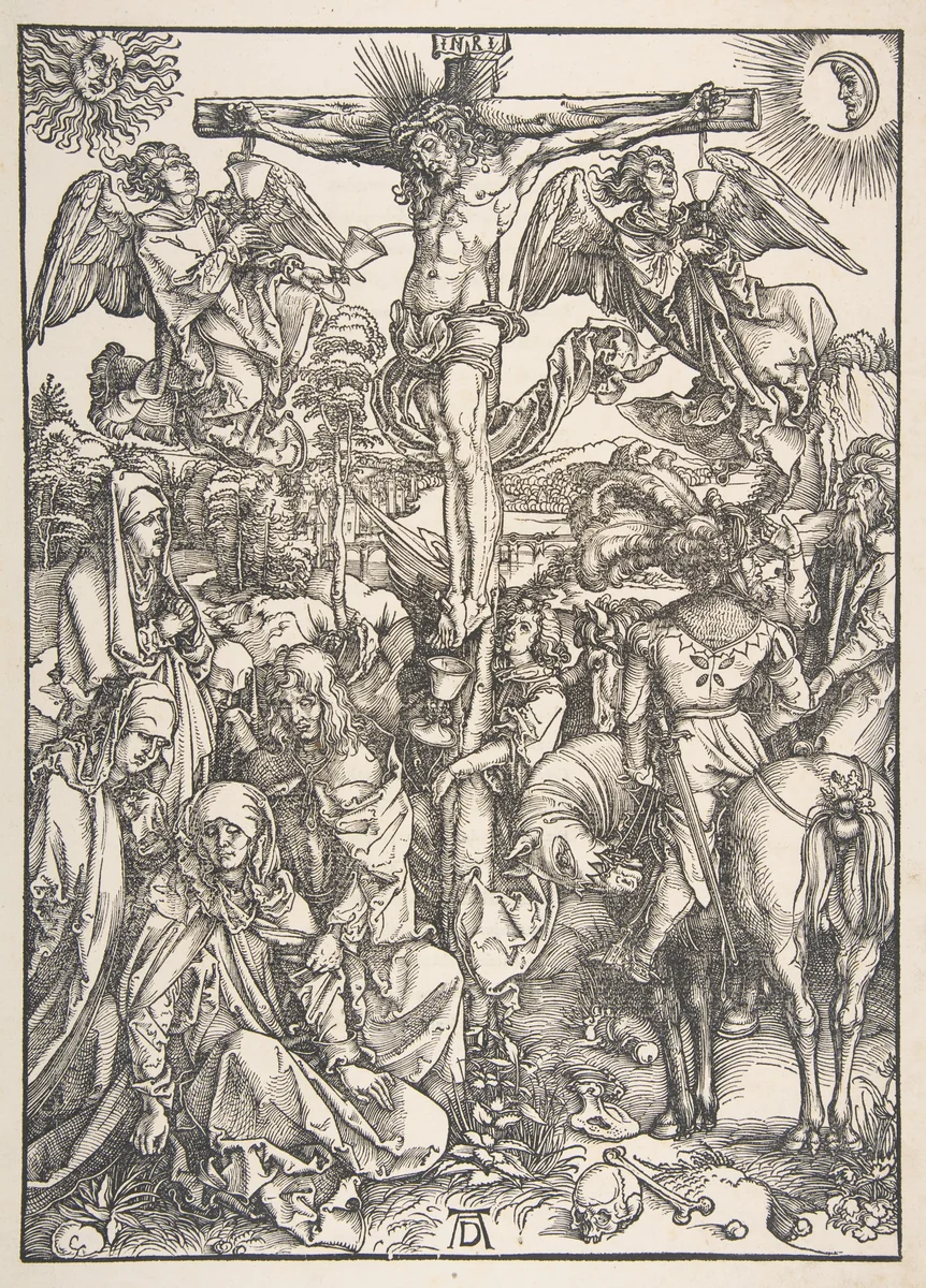 The Crucifixion, from "The Large Passion" by Albrecht Dürer, print, 1511