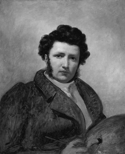 Portrait of an Artist by Ary Scheffer, painting, 1825-1835