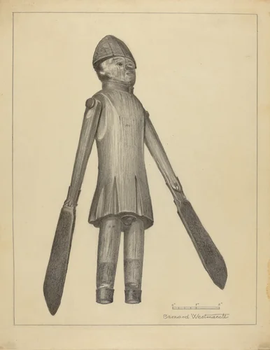 Whirligig by Bernard Westmacott, index of american design, 1936