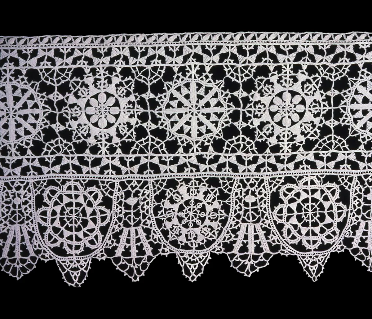 Border by Italy, textile, 1601-1625