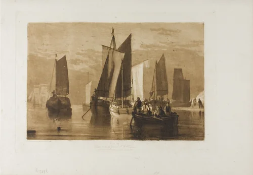 Calm, plate 44 from Liber Studiorum by Joseph Mallord William Turner, print, 1812
