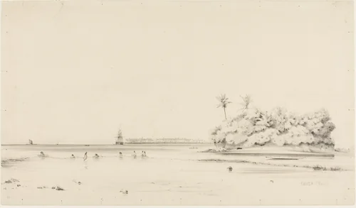 Study by Charles Meryon, drawing, 1845