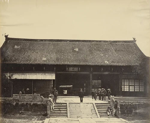 Commissioner's Yamun, Canton by Felice Beato, photograph, 1860