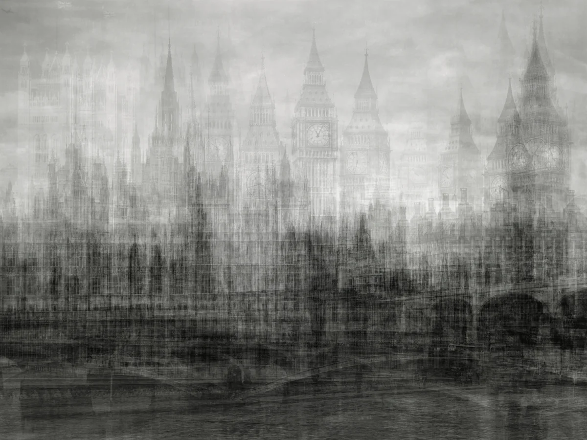 Houses of Parliament, London by Idris Khan, photograph, 2012