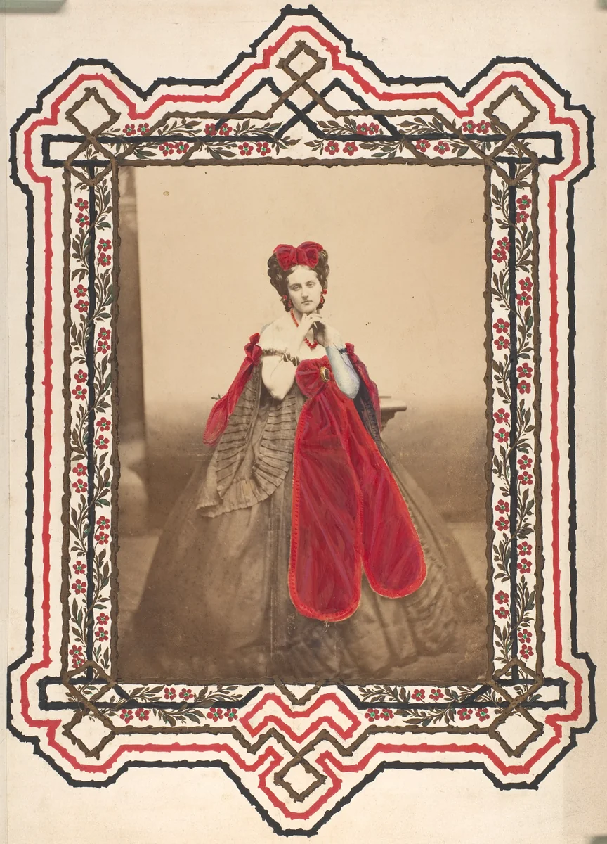 The Red Bow by Pierre-Louis Pierson, photograph, 1861-1867