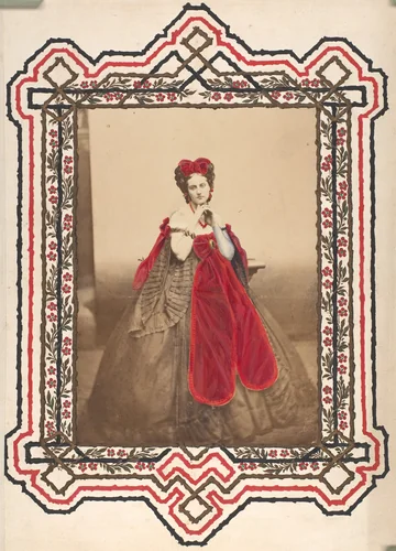 The Red Bow by Pierre-Louis Pierson, photograph, 1861-1867