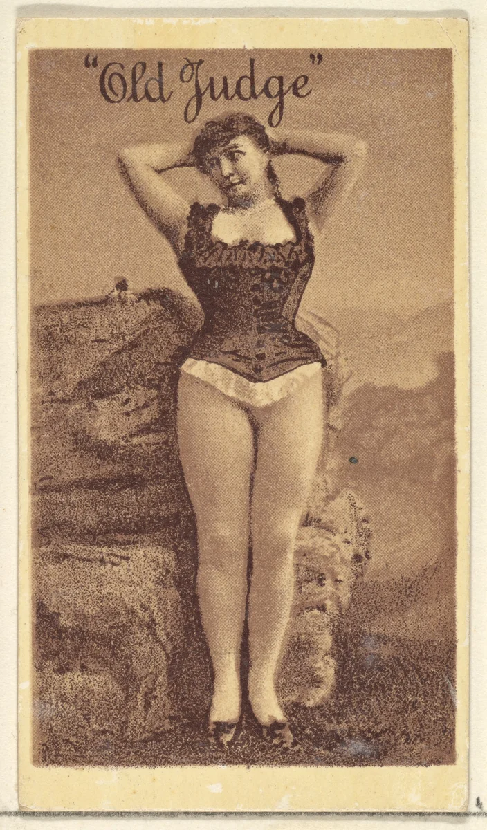 Actress from the Old Judge series (N167) for Old Judge Cigarettes by Goodwin & Company, print, 1886