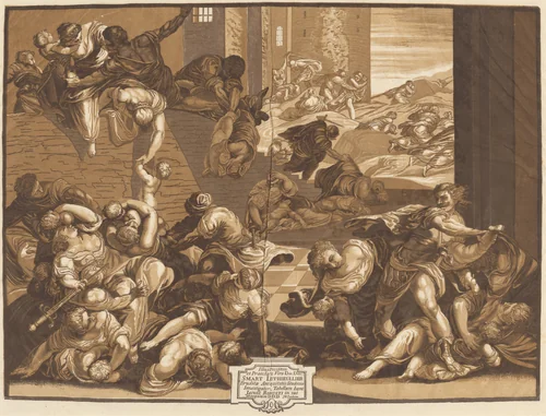 Massacre of the Innocents by John Baptist Jackson, print, 1739