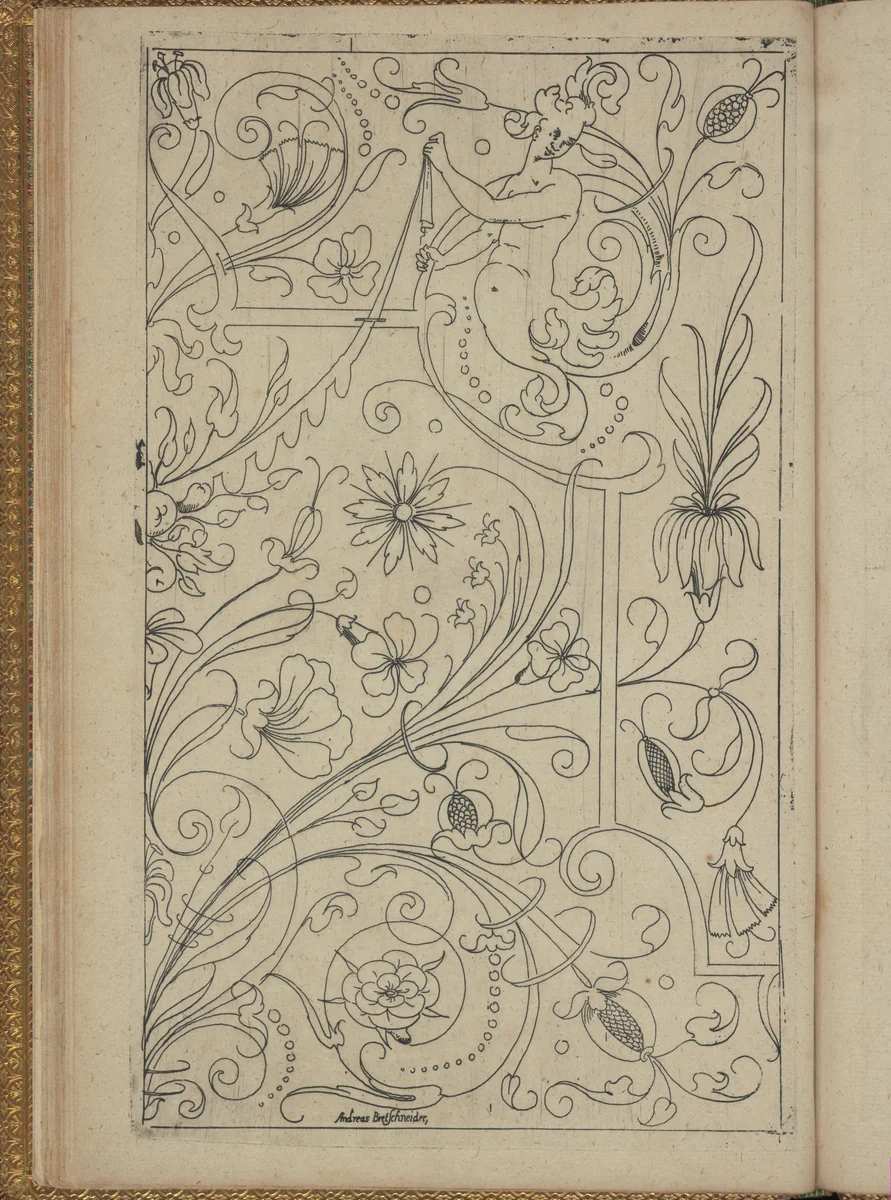 New Modelbüch (Page 21v) by Andreas Bretschneider, book, 1615
