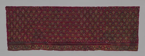 Panel by India, textile, 1801-1900