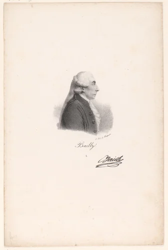 Portret van Jean Sylvain Bailly by anonymous, print, 1818-1842