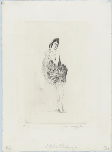 Lillebil Christensen II by Ernst Oppler, print, 1920