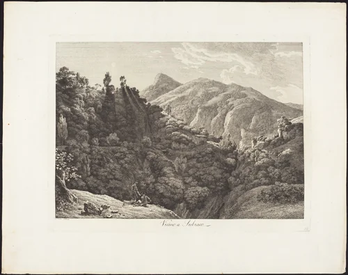 Vicino a Subiaco by Jacob Wilhelm Mechau, portfolio, 1745-1808
