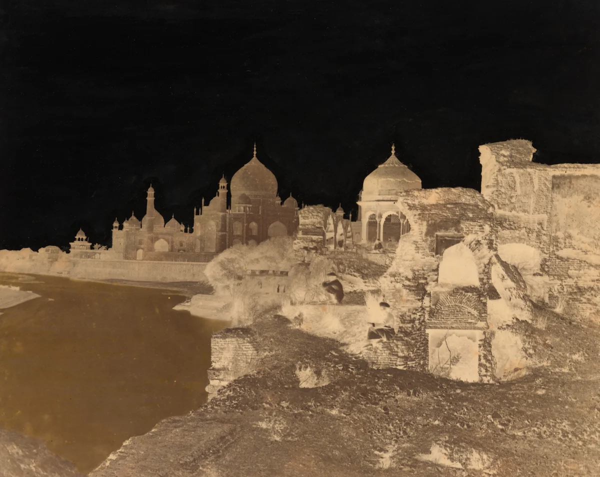 Taj Mahal from the East by John Murray, photograph, 1858-1862