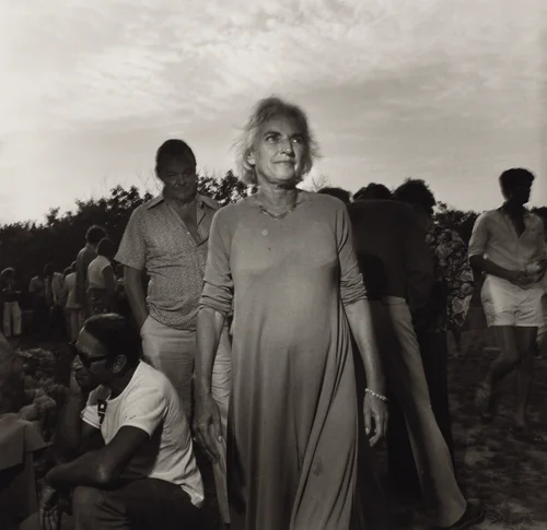 Peter Beard, Montauk, New York by Larry Fink, photograph, 1977