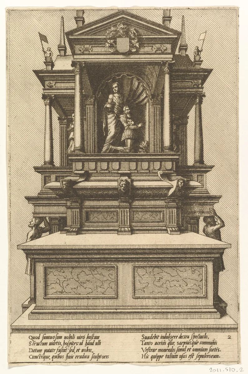 Cœnotaphiorum (2) by Hans Vredeman de Vries, print, 1563